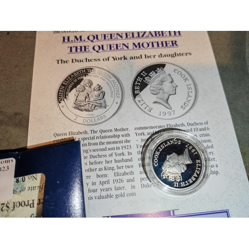 383 - Hm Queen Elizabeth Silver Coin With Papers