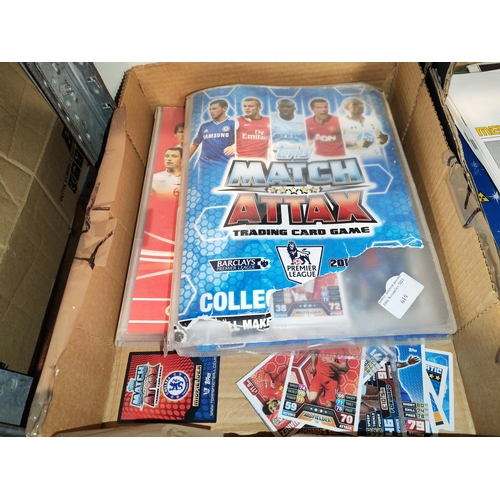 619 - 2 Folders Of Match Attax Cards