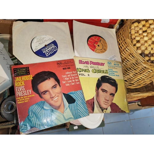 641 - 9 Elvis And David Bowie Single Records