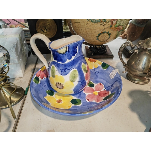 500 - China Jug And Bowl Set