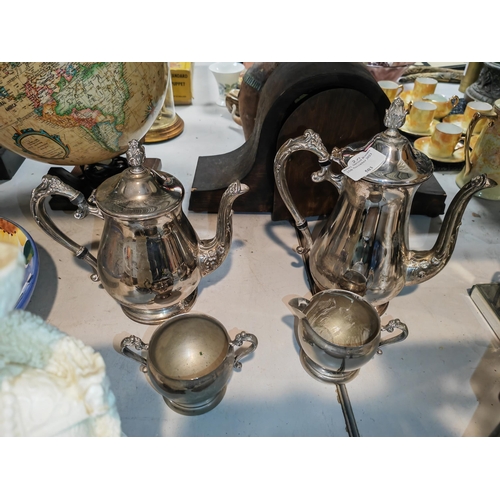 503 - Part Silver Plated Teaset