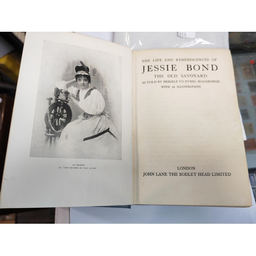 554 - Book Life & Reminiscences Of Jessie Bond The Old Savoyardm 1st, 1930, Opera Singer Gilbert & Sulliva... 