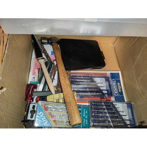 616 - Box Of Tools With Storage Box