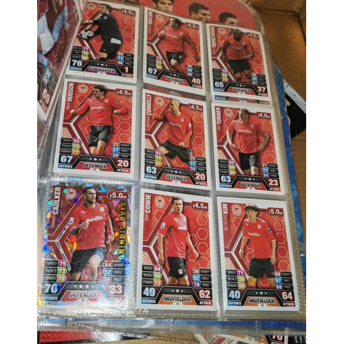 618 - 2 Folders Of Match Attax Cards