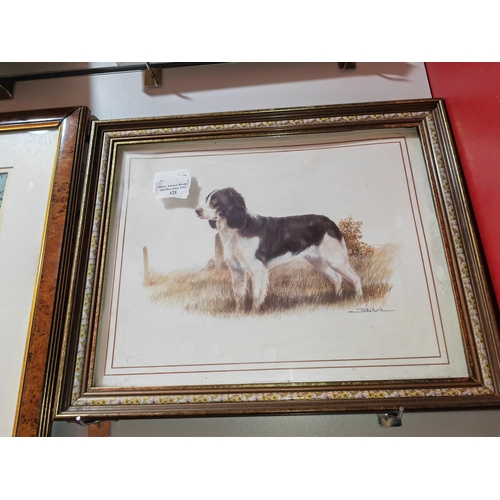 121 - Framed Print Of A Spaniel By Joel Kirk