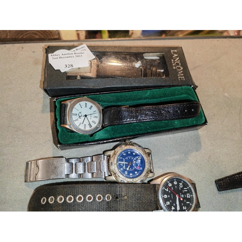 328 - Selection Of 4 Gents Watches