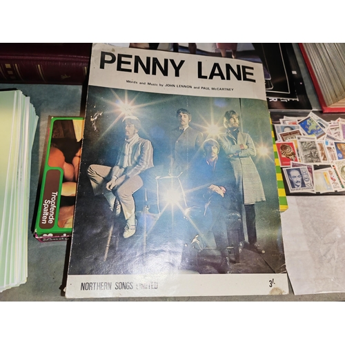 549 - Penny Lane By John Lennon And Paul Mccartney Music Sheet