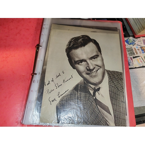 564 - Folder And Film Star Photos, Signed