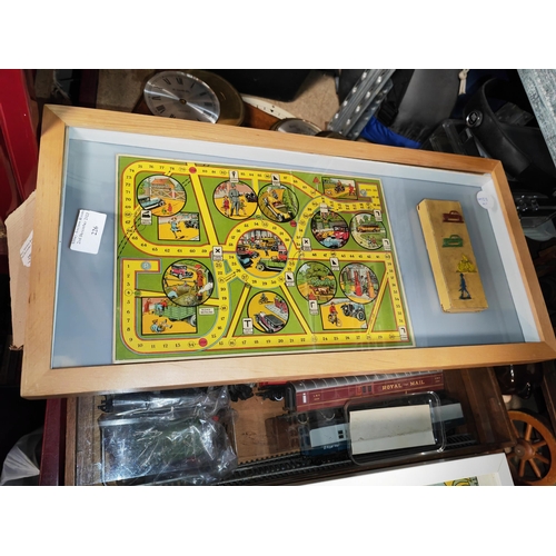 226 - 3 Antique Games Framed