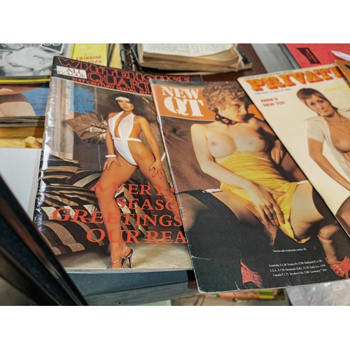 550 - 4 x 1970’s Glamour Magazines, One Featuring Mary Millington