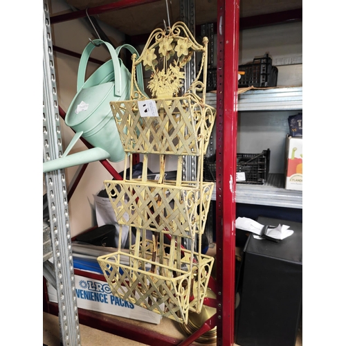 182 - Ornate Metal Letter Rack