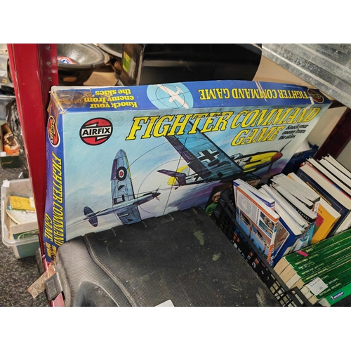 192 - Vintage Airfix Fighter Command Game No Instructions And Stickers Missing