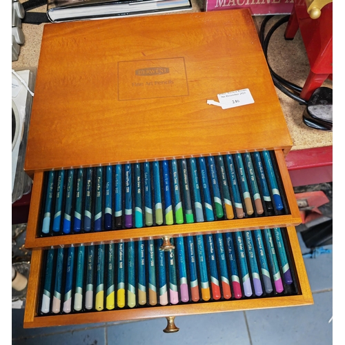 246 - Derwent Fine Art Pencil Set Complete