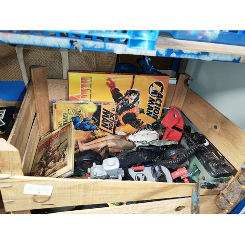 31 - Crate Of Old Action Man Items
