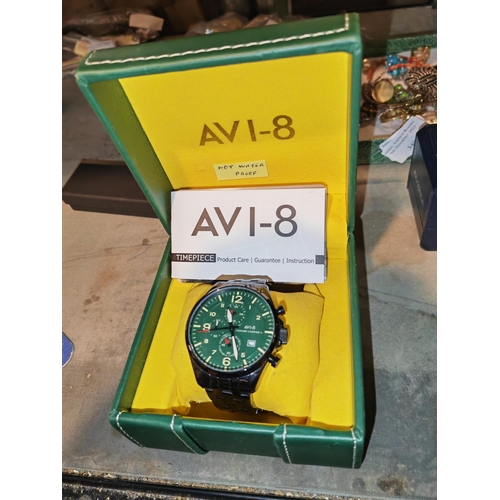 348 - Av1-8 Hawker Harrier 2 Gents Watch In Box Not Waterproof