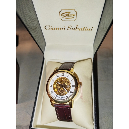 370 - Gianni Sabatini Automatic Gents Watch Boxed