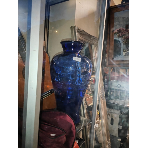 52 - Modern Blue Glass Vase