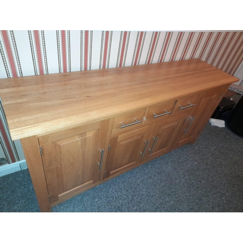 727 - Light Oak Sideboard