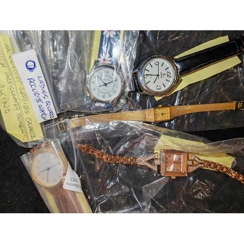 316 - 5 Ladies Watches Including Accurist, Elizabeth Rose, Abijah Etc