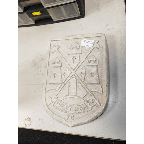 502 - Concrete Westham Wall Plaque