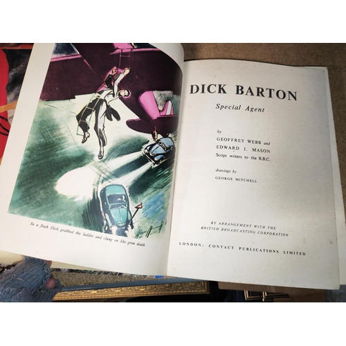 14 - Dick Barton'S Special Agent Book Plus Russian Book Called Born Of The October Revolutions Consisting... 