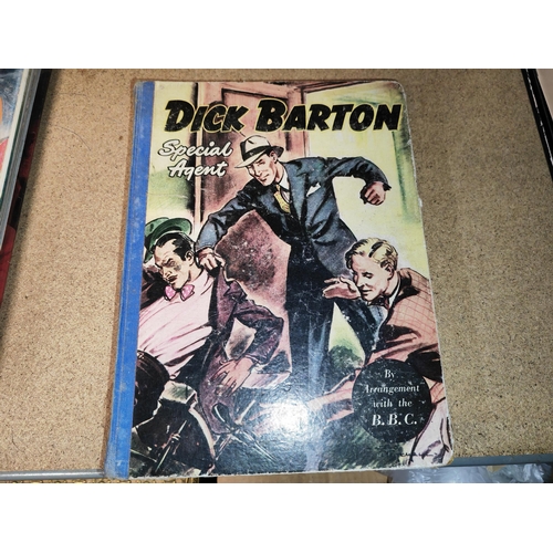 14 - Dick Barton'S Special Agent Book Plus Russian Book Called Born Of The October Revolutions Consisting... 