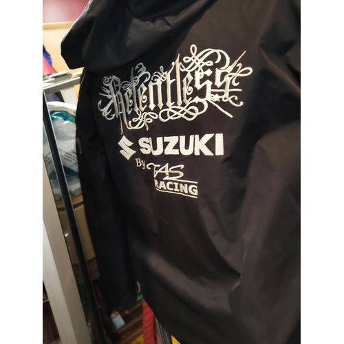 26 - Relentless Suzuki Jacket By Tas Racing, Zip Broken