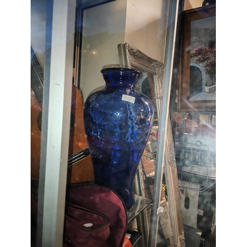 71 - Modern Blue Glass Vase