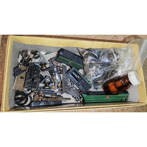 100 - Small Box Of Micro Train Spares And Others