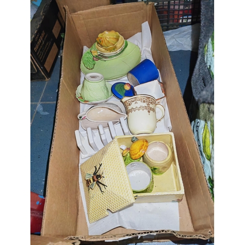 140 - Box Of Vintage China Mostly Carltonware