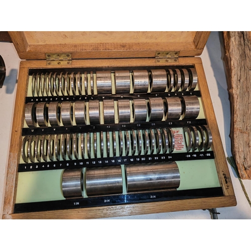 397 - Precise Spacing Collars Set In Wooden Box