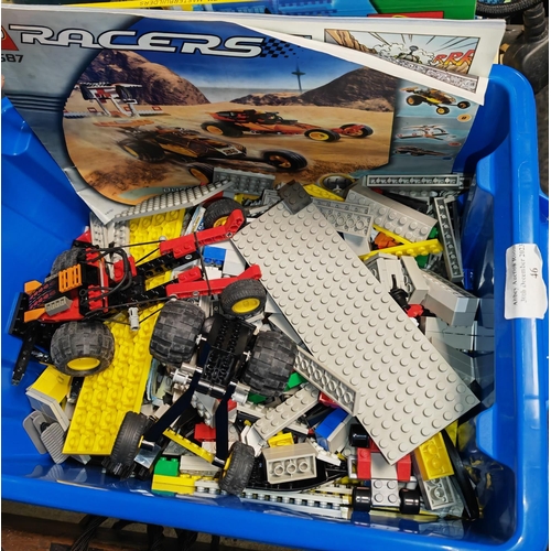 46 - Small Crate Of Lego Approx. Weight 3.6Kg Including Crate