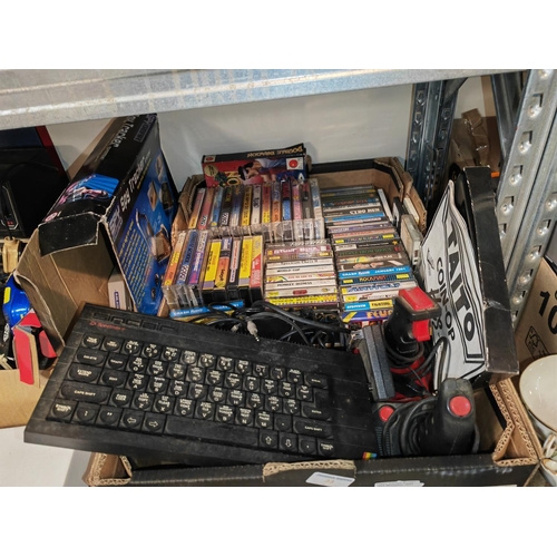 515 - Box With Spectrum Sinclair 48 Games Consoles With Games