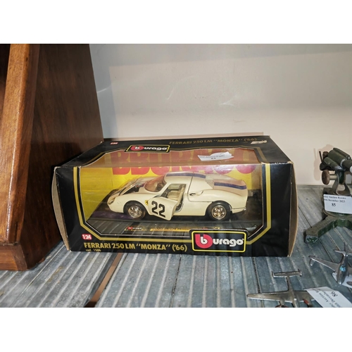 84 - Boxed Burago Ferrari Diecast Car