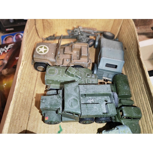 14 - Selection Of Dinky Army Vehicles Including Jeeps And Trucks Etc