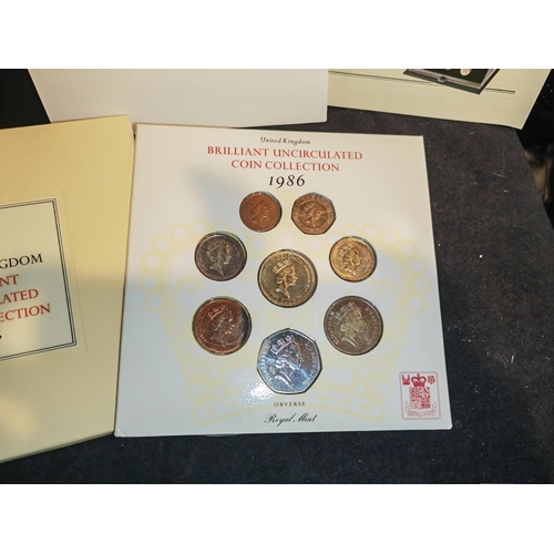 172 - United Kingdom 1986 Brilliant Uncirculated Coin Collection