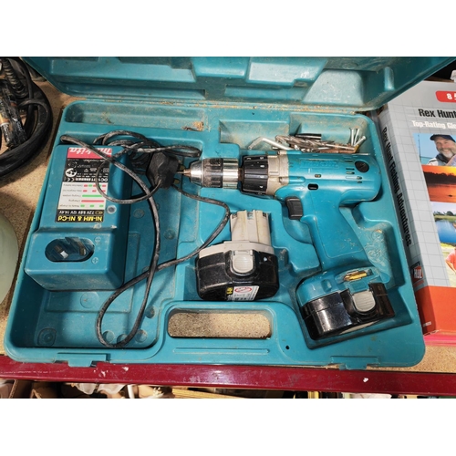 211 - Makita Cordless Drill With Batteries Not Working Plus A Charger