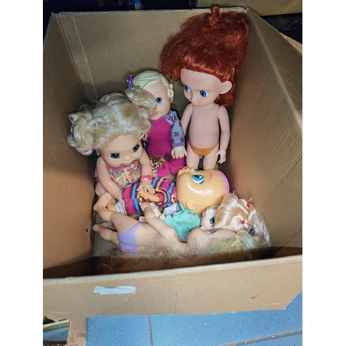 278 - Box Of Wide Eyed Dolls