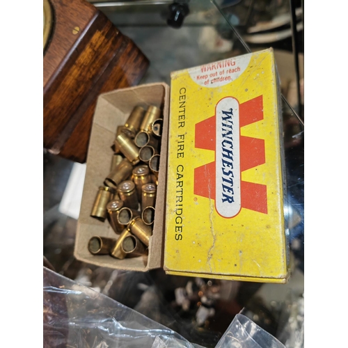 308 - Box Of Winchester Western Division Centre Fire Cartridges All Spent In Original Box