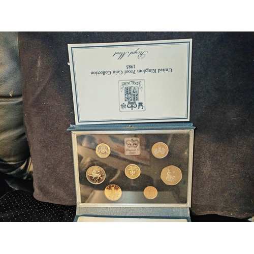 312 - 1985 United Kingdom Proof Coin Collection In Case