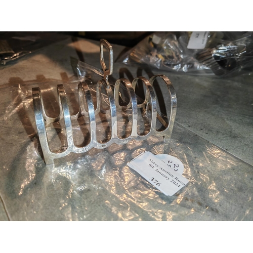 376 - Silver Toast Rack