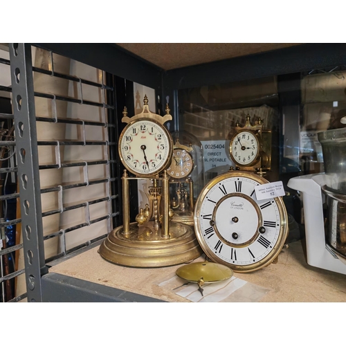 52 - 4 Mantle/Carriage Clocks For Spares