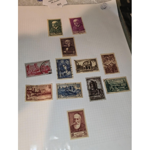 552 - Page Of French Stamps