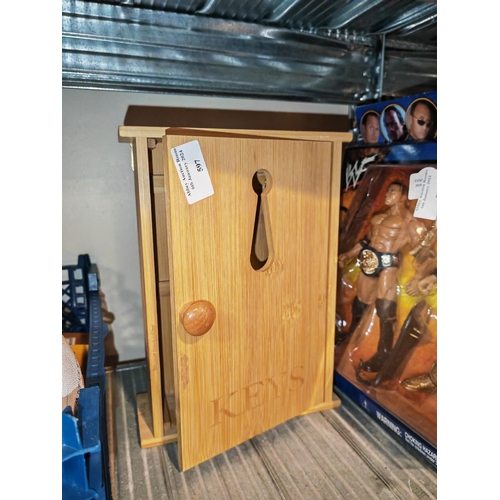 597 - Wooden Key Box