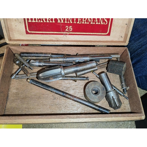 165 - Box Of Engineering And Lathe Tools