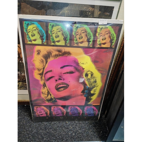 231 - Large 3D Marilyn Monroe Picture