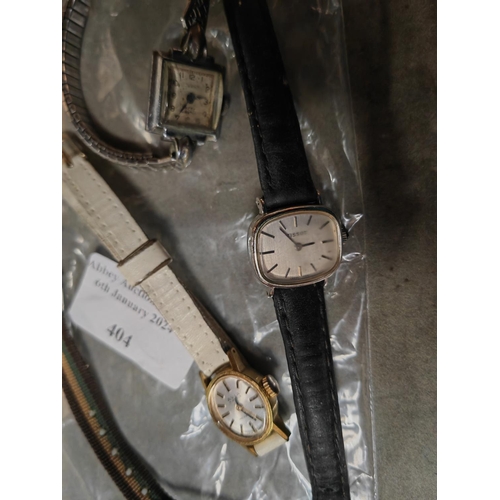 404 - 4 Vintage Ladies Watches