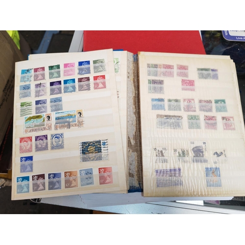 419 - 2 Albums Of World Stamps One Album Half Full