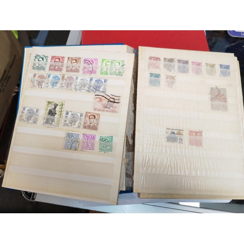 419 - 2 Albums Of World Stamps One Album Half Full