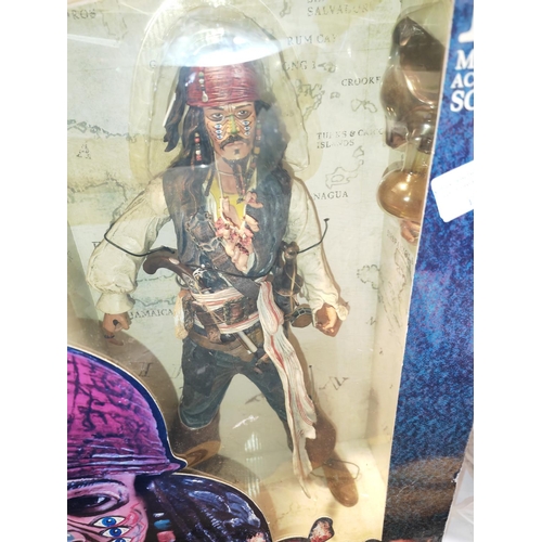 434 - Pirates Of The Caribbean Dead Mans Chest 18 Inch Motion Activated Sound Cannibal Jack, Sealed In Ori... 